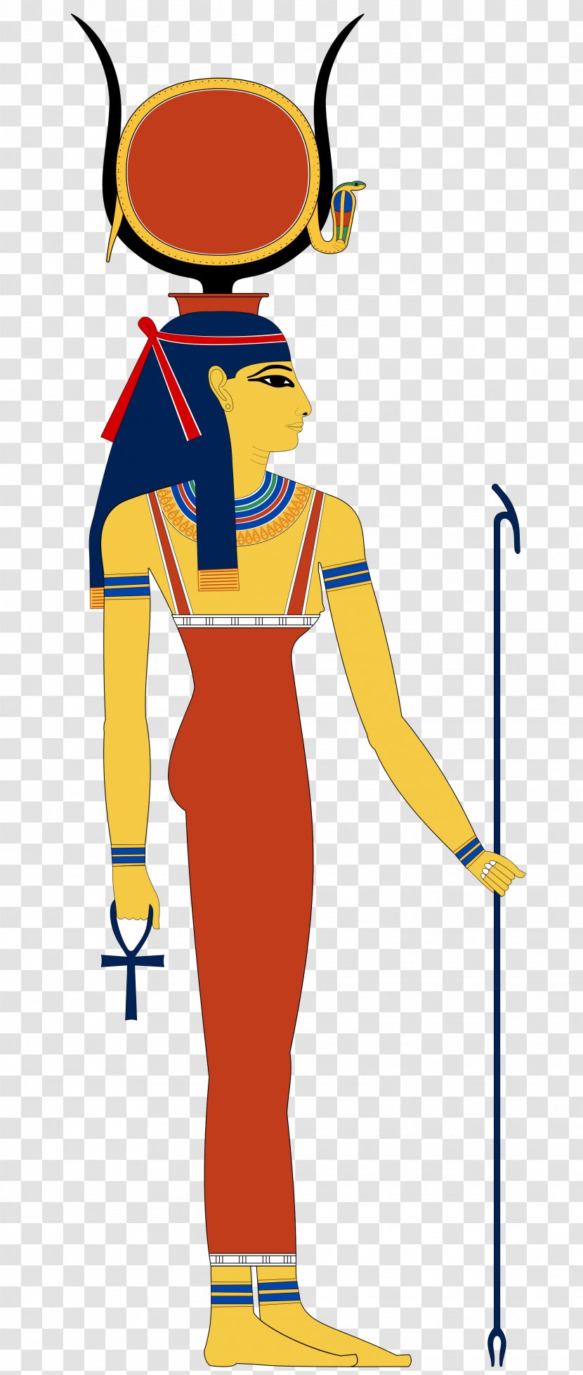 Ancient Egyptian Deities Isis Hathor - Anuket Transparent PNG