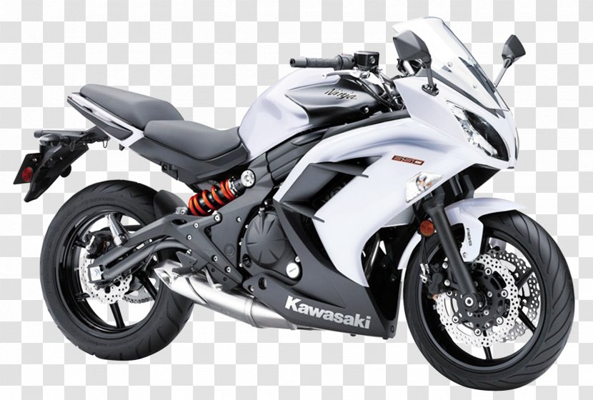 Kawasaki Ninja ZX-14 650R Motorcycles - Personal Luxury Car - 650 White Sport Motorcycle Bike Transparent PNG