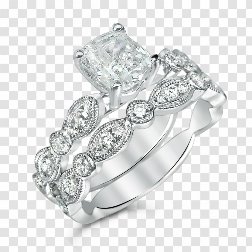 Wedding Ring Silver Jewellery Platinum Transparent PNG