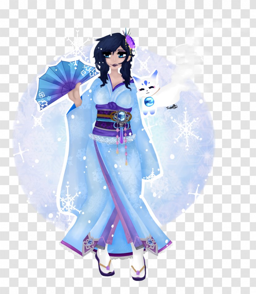 Fairy Geisha Desktop Wallpaper Costume - Cartoon Transparent PNG