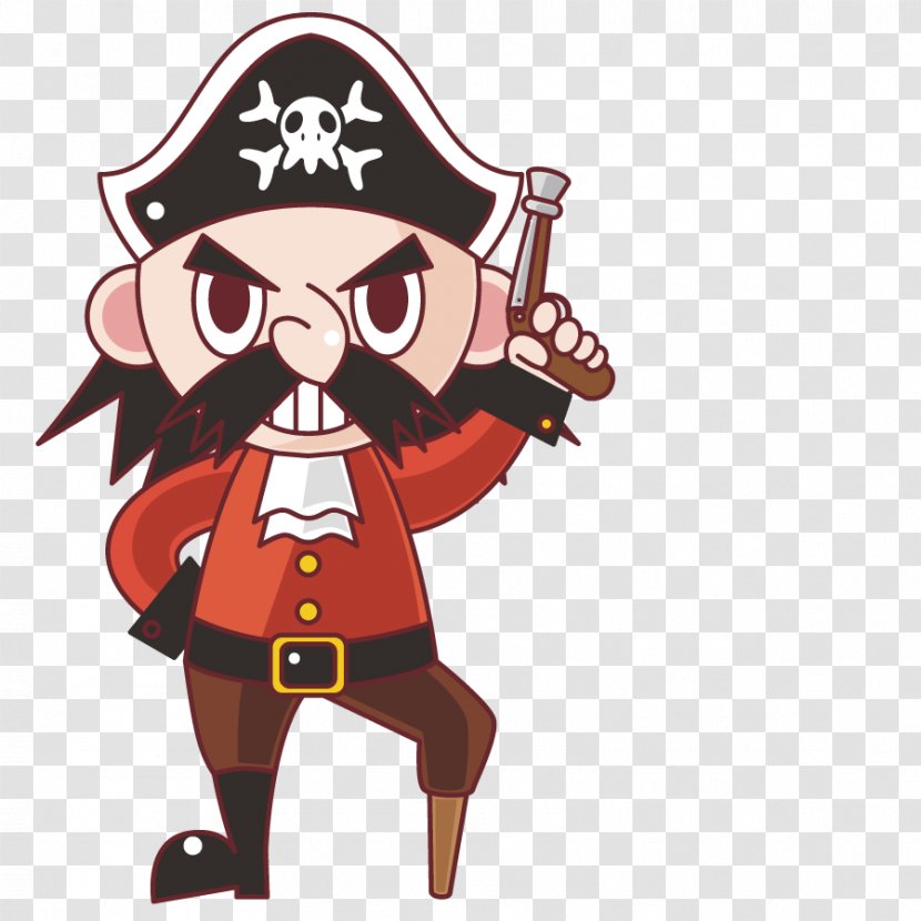 Piracy Cartoon Illustration - Poster - Vector Character Pirate Transparent PNG