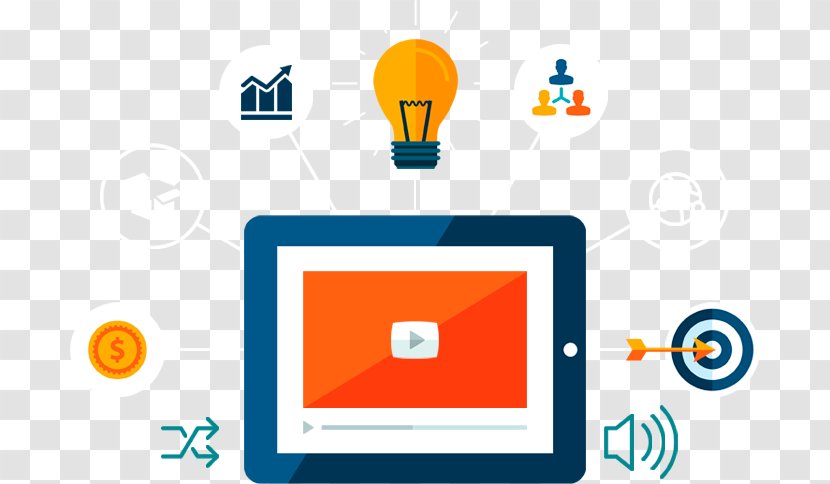 Digital Marketing Social Video Corporate Business Transparent PNG