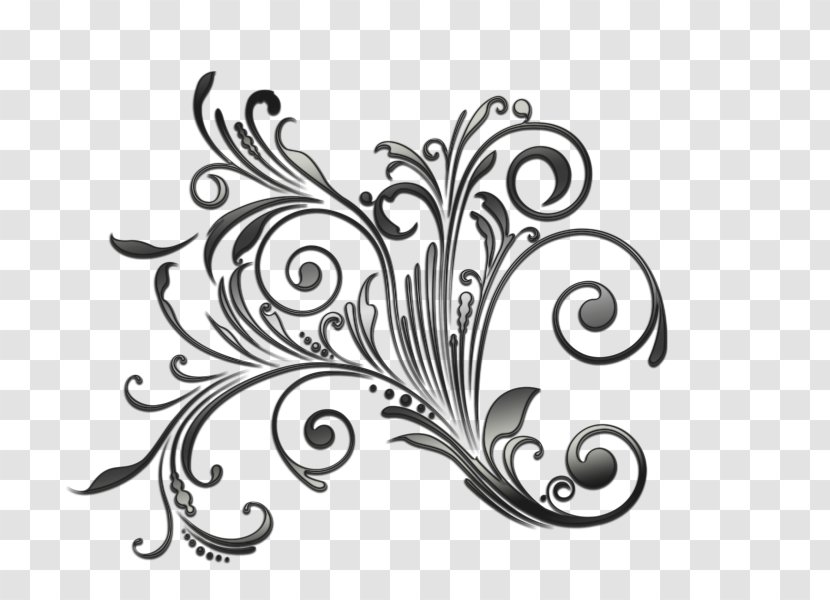 Black And White Clip Art - Visual Arts - Flower Transparent PNG