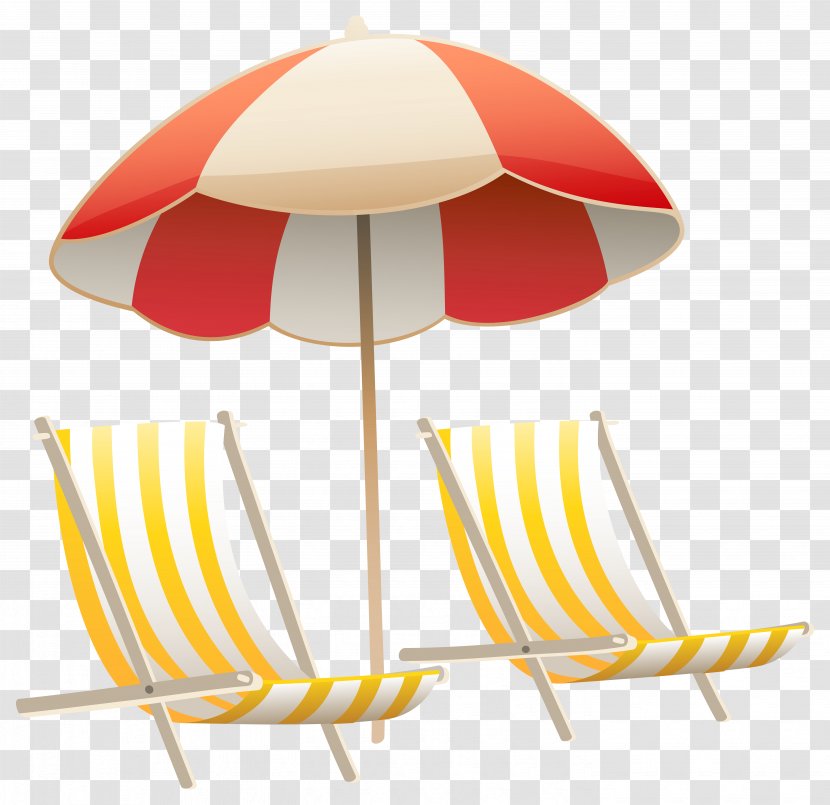 Chair Umbrella Beach Clip Art - Can Stock Photo - And Chairs Clipart Image Transparent PNG