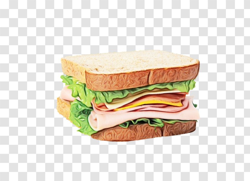 Ham And Cheese Sandwich Food Bologna Dish - Wet Ink - Finger Transparent PNG