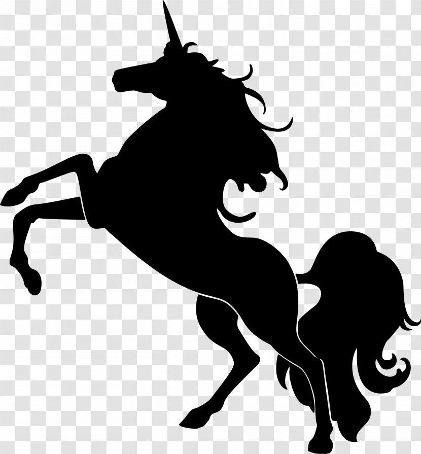 Horse Unicorn Silhouette Clip Art - Equestrian Sport - Head Transparent PNG