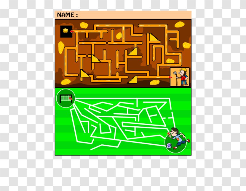 Video Game Maze Line Font - Brain Teaser Transparent PNG