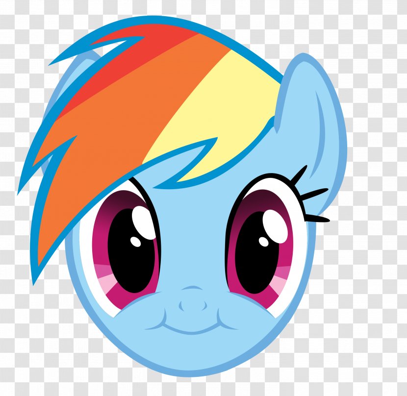 Rainbow Dash Pony Pinkie Pie Applejack Rarity - Silhouette - My Little Transparent PNG