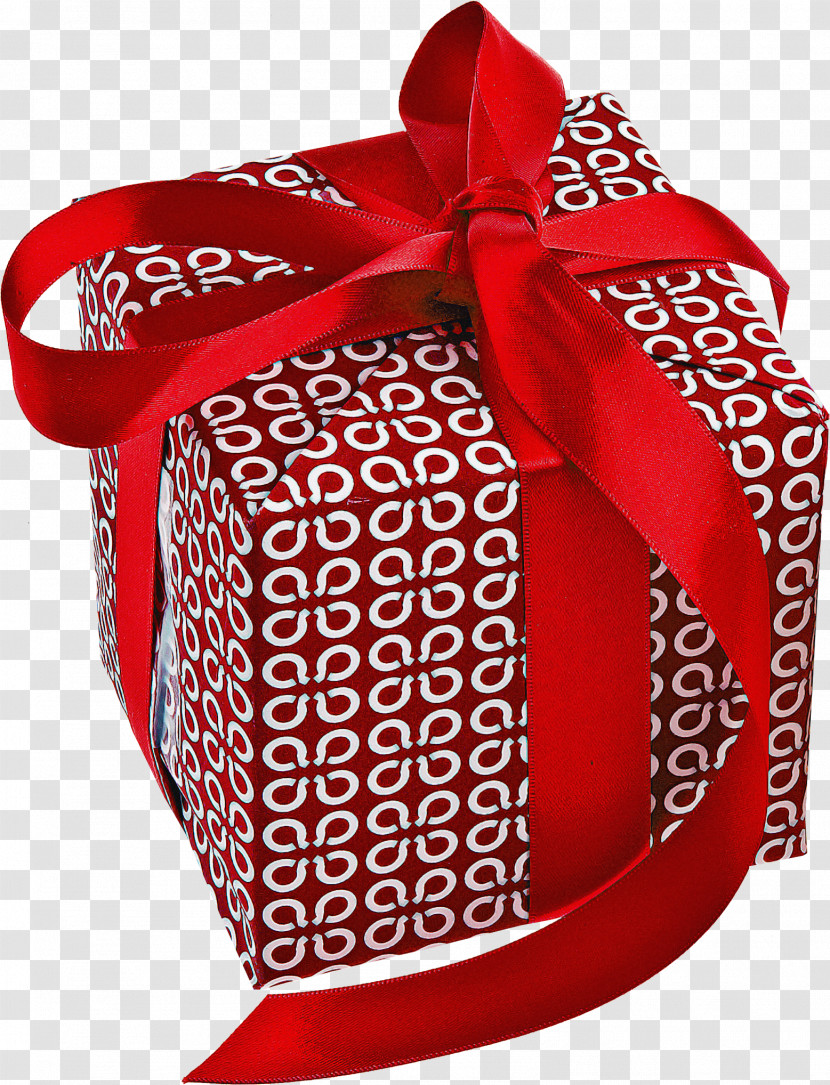 Red Present Ribbon Gift Wrapping Transparent PNG