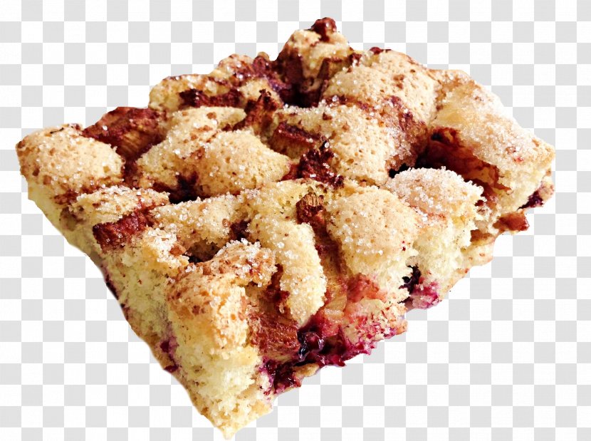 Cherry Pie Rhubarb Blackberry Streuselkuchen - Crumble - Cake Transparent PNG