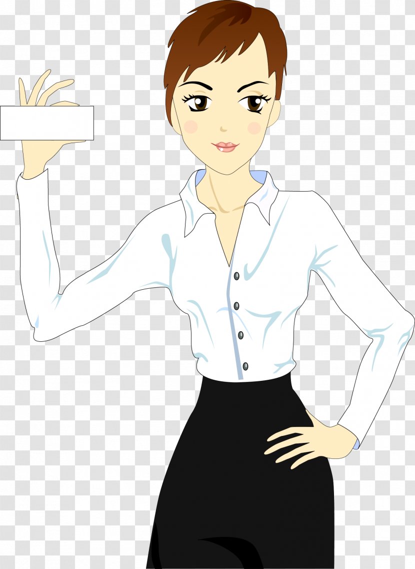 Woman Illustration - Cartoon - Vector Beauty Business Transparent PNG