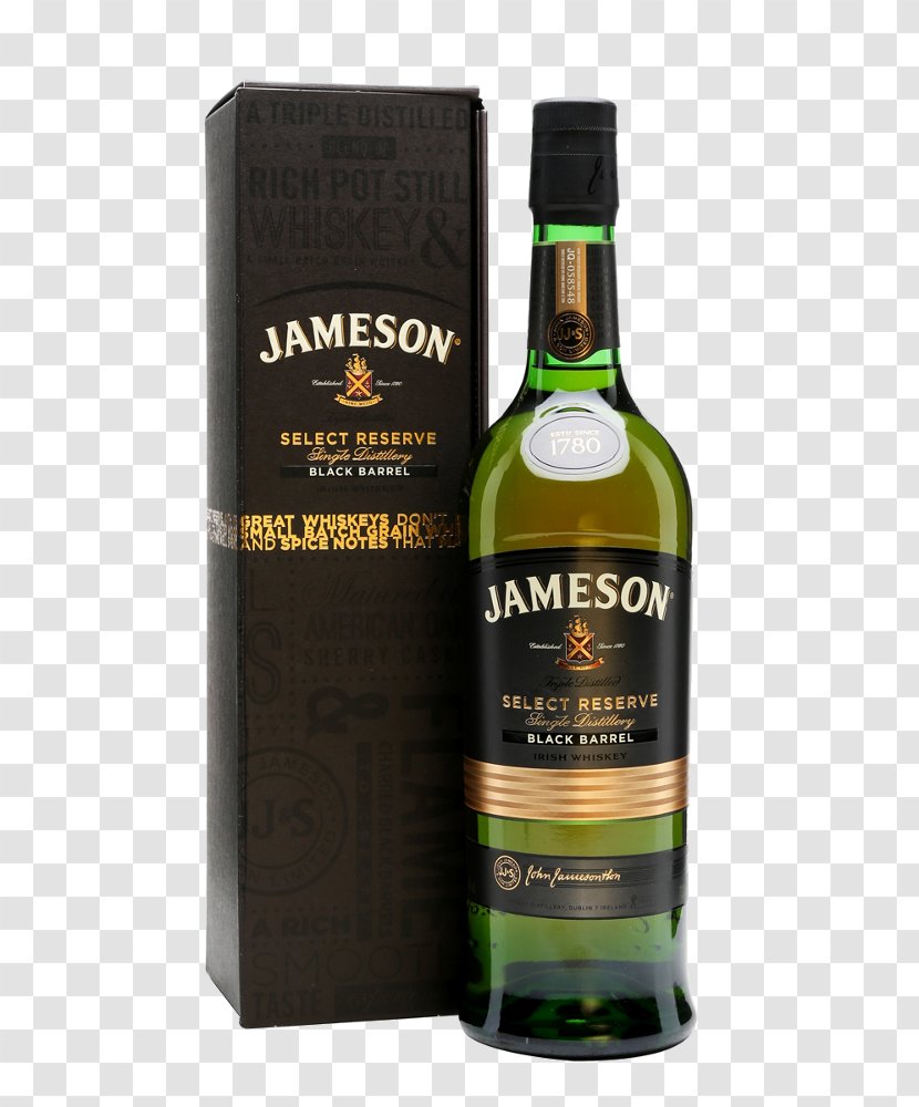 Jameson Irish Whiskey Old Bushmills Distillery Single Pot Still - Whisky - Reserve Transparent PNG