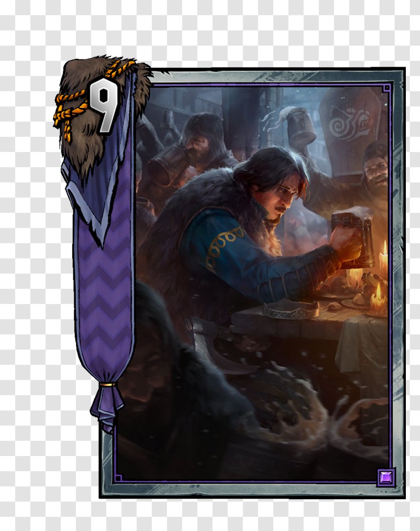 Gwent: The Witcher Card Game 3: Wild Hunt Geralt Of Rivia Video - Drawing - Action Figure Transparent PNG