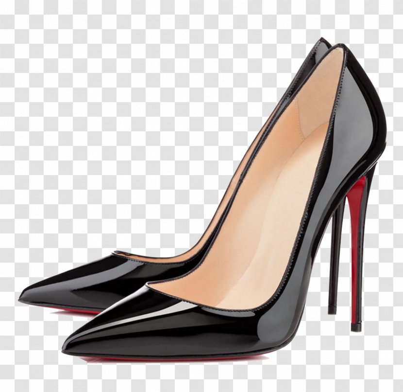 Slipper Stiletto Heel Court Shoe High-heeled Footwear - Louboutin Transparent PNG