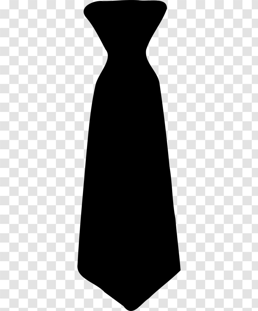 Necktie Black Tie Bow Clip Art - And White - Silhouette Transparent PNG