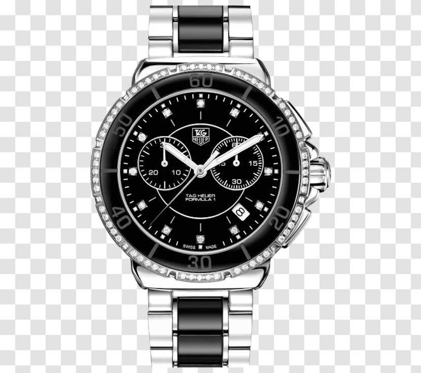 TAG Heuer Aquaracer Chronograph Watch Jewellery - Black - Maria Sharapova Transparent PNG