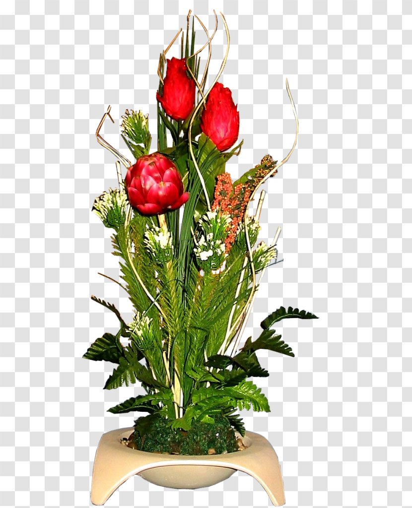 Floral Design Cut Flowers Flower Bouquet Garden Roses - Flowerpot Transparent PNG