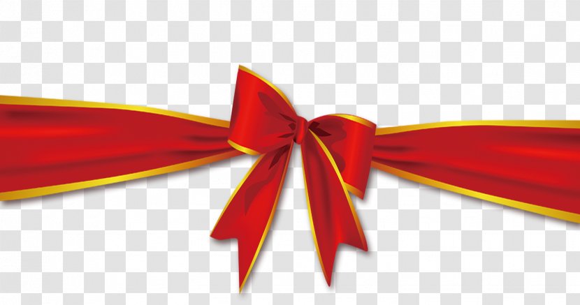 With Ribbon Red - Gift - Bow Transparent PNG