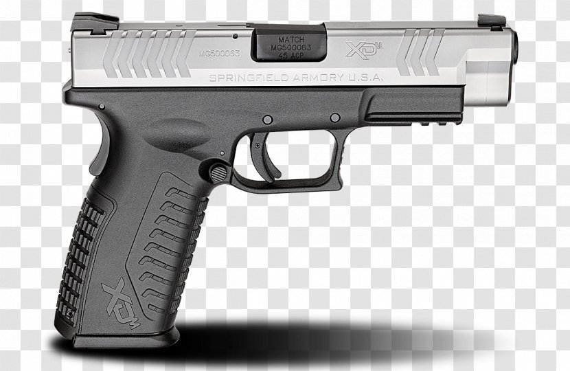 Springfield Armory XDM .40 S&W HS2000 Firearm - Air Gun - Ammunition Transparent PNG