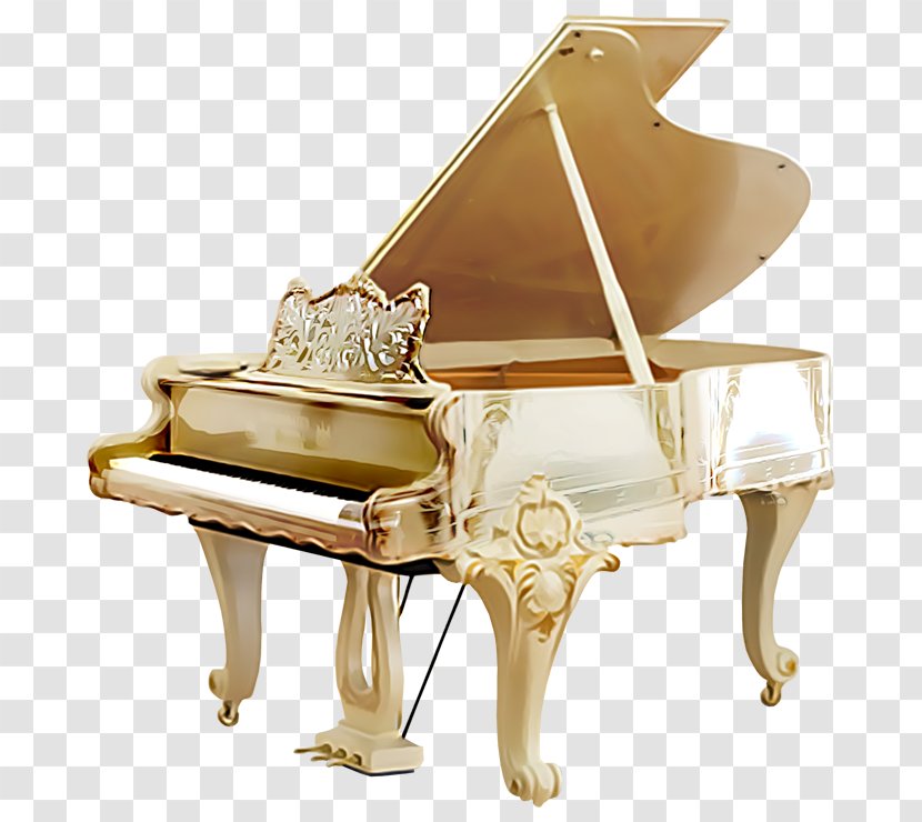 Grand Piano Musical Instrument Digital - Heart - Classical Transparent PNG