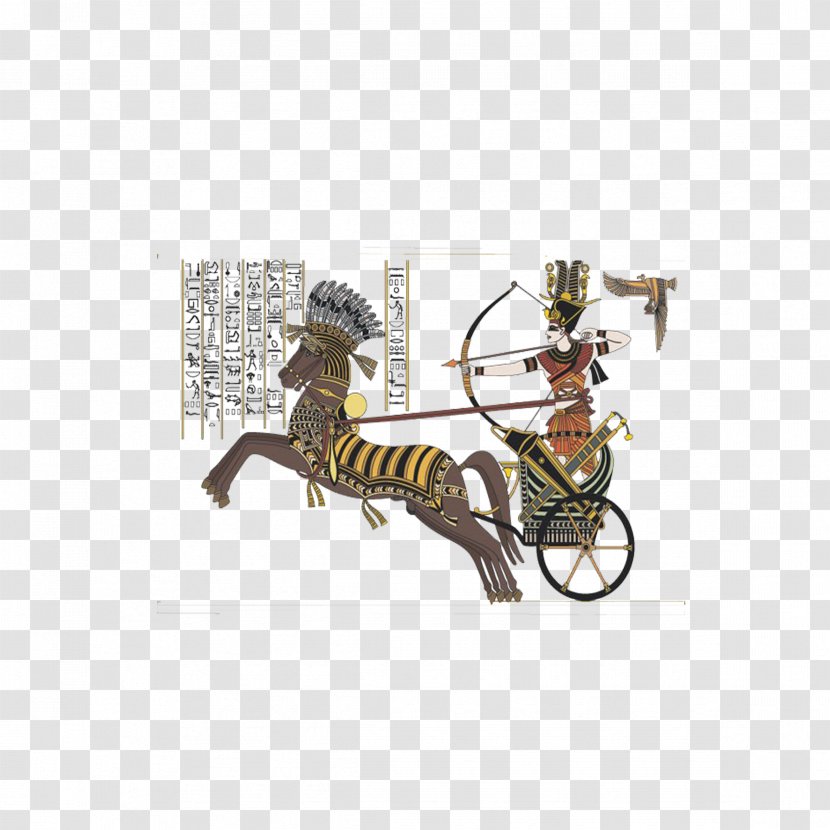 Egyptian Pyramids Ancient Egypt Hieroglyphs - Mountain Bike - Hand-painted Warriors Transparent PNG