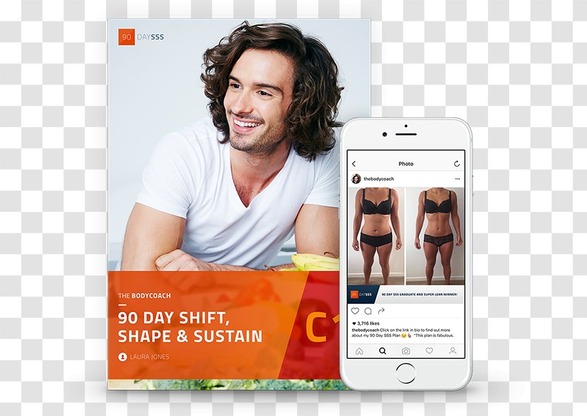 Joe Wicks Lean In 15: 15 Minute Meals And Workouts To Keep You Healthy The Fat-Loss Plan: 100 Quick Easy Recipes With Body Coach TV United Kingdom - Electronic Device Transparent PNG
