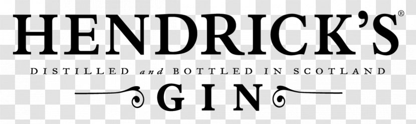 Hendrick's Gin Brand Logo Product - Bottle - Hendricks Transparent PNG