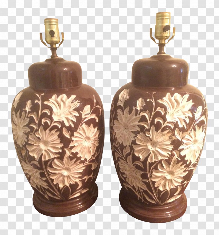 Vase Urn - Hand Painted Lamp Transparent PNG