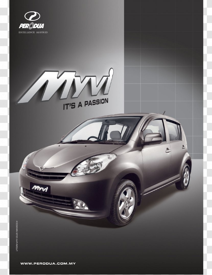 Bumper Perodua Myvi Car Kelisa - Vehicle Transparent PNG
