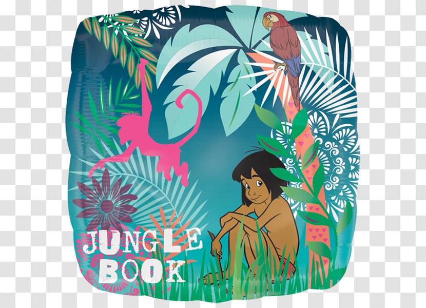 The Jungle Book Mylar Balloon Children's Party - Birthday - Borlitas Transparent PNG