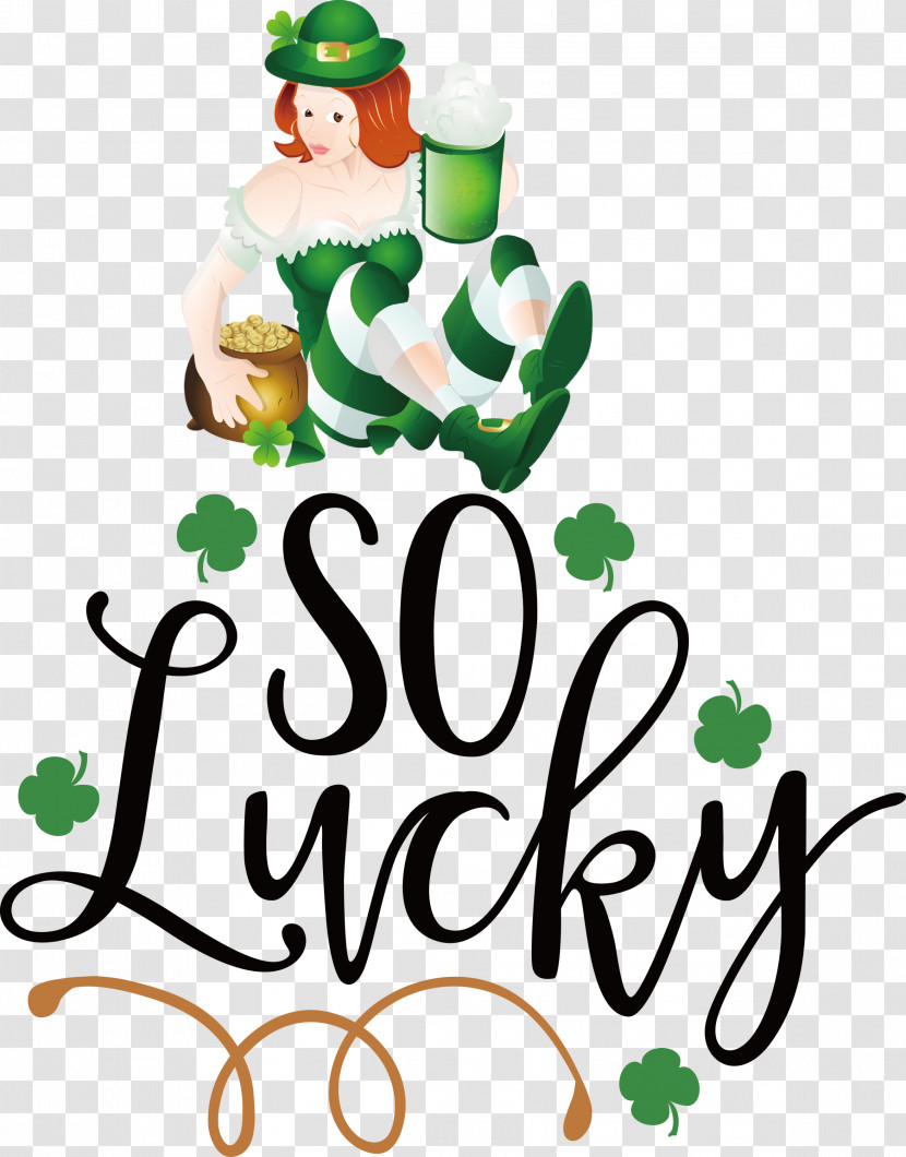 So Lucky St Patricks Day Saint Patrick Transparent PNG