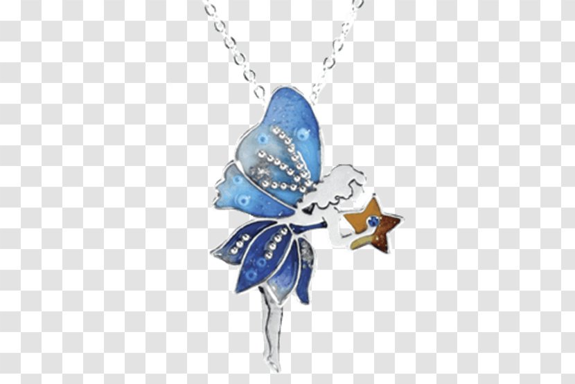 Locket Necklace Fairy Charms & Pendants Earring - Jewellery - Fantasy Blue Crescent Transparent PNG