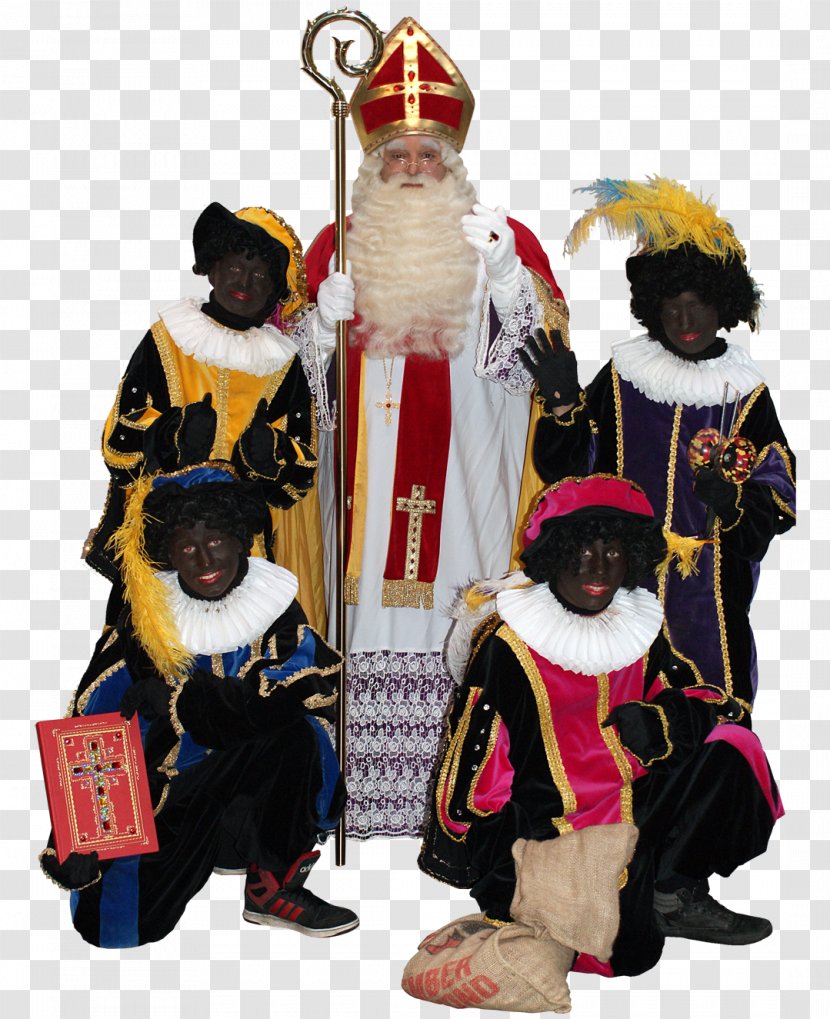 Santa Claus Sinterklaasfeest Zwarte Piet Christmas Ornament - Costume Transparent PNG