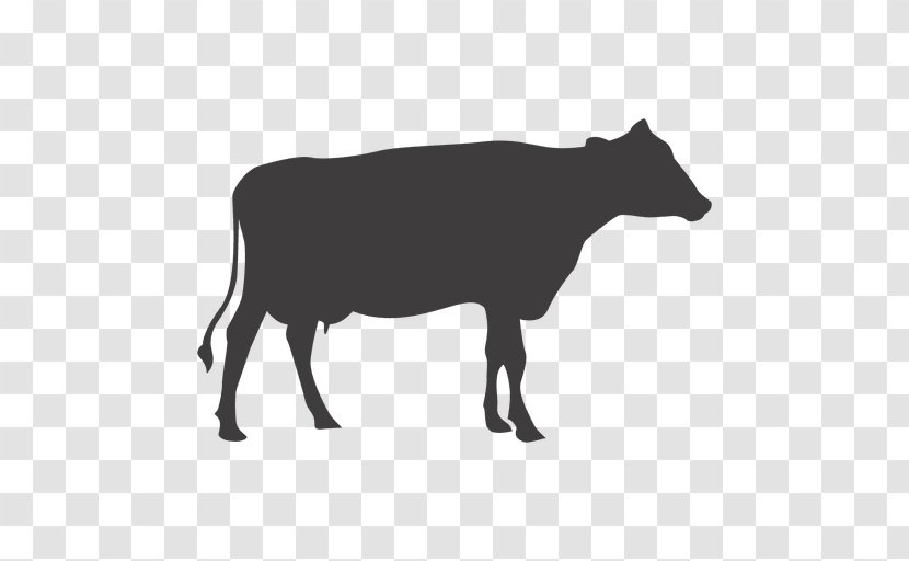 Cattle Silhouette The Yard Milkshake Bar - Like Mammal - Cow Transparent PNG