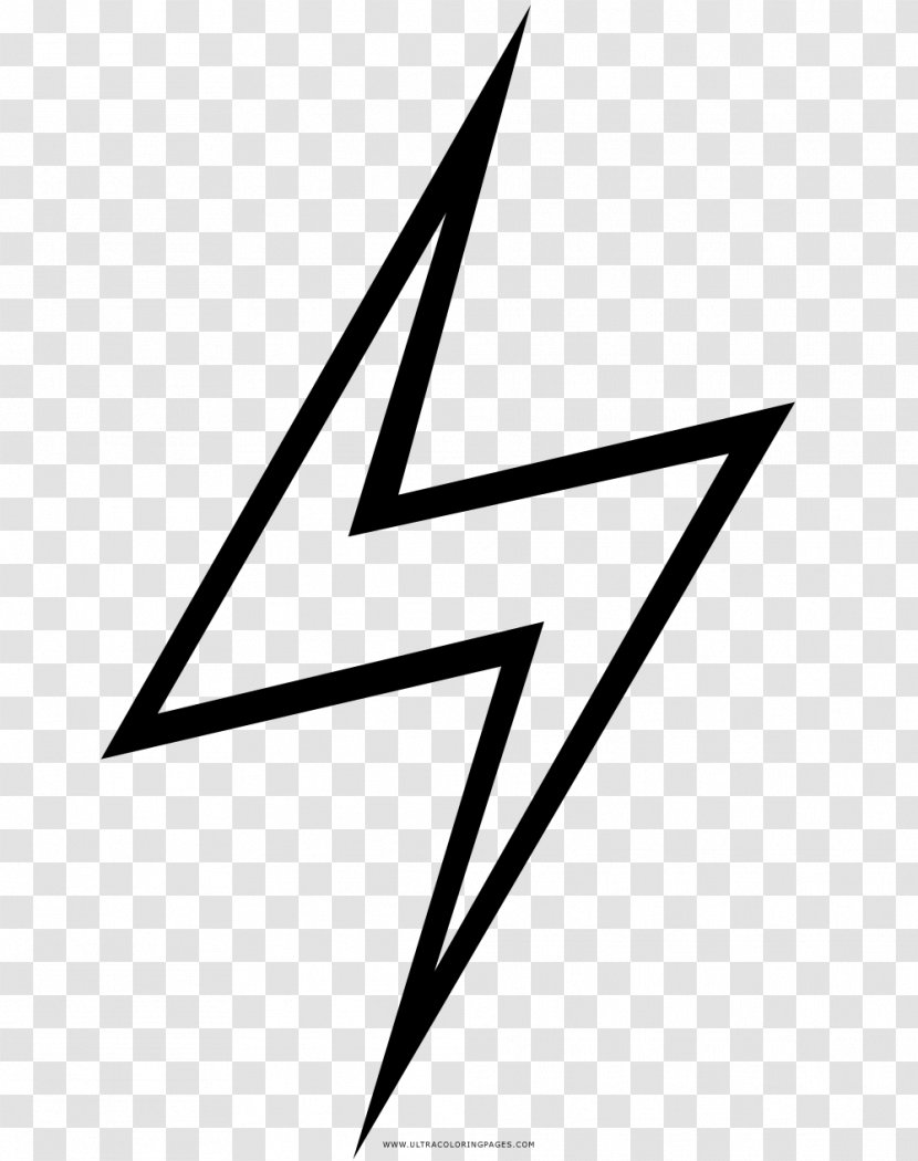 Coloring Book Drawing Lightning Electricity - Text Transparent PNG