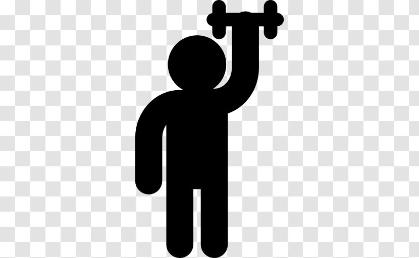 Dumbbell Barbell Silhouette - Hantel Transparent PNG