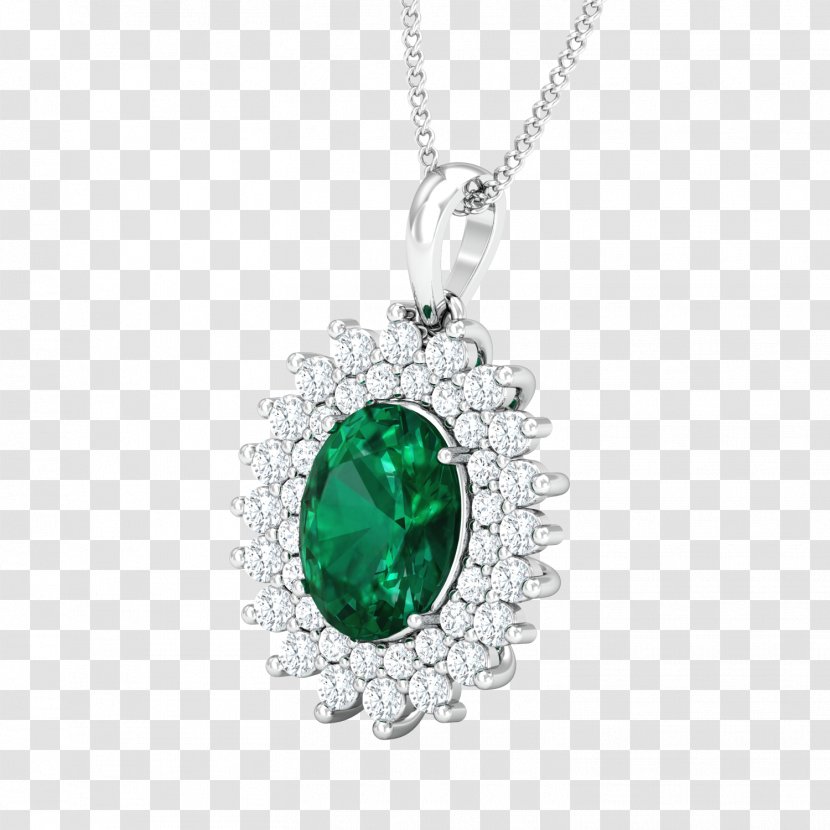 Emerald Charms & Pendants Necklace Body Jewellery - Diamond Transparent PNG