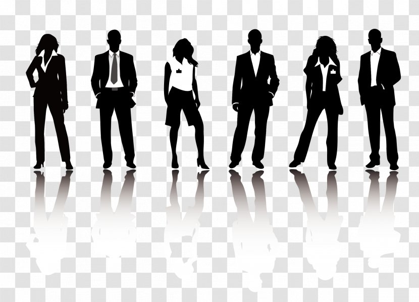 Businessperson Illustration - Company - Business People Silhouettes Transparent PNG