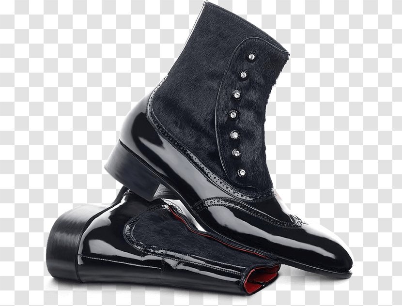 Motorcycle Boot Footwear Shoes.com Clothing - Black M - Block Heels Transparent PNG