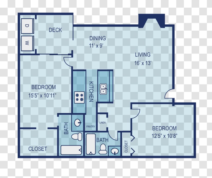 Laurel Woods Floor Plan Apartment Renting Home - Area - 2D Transparent PNG