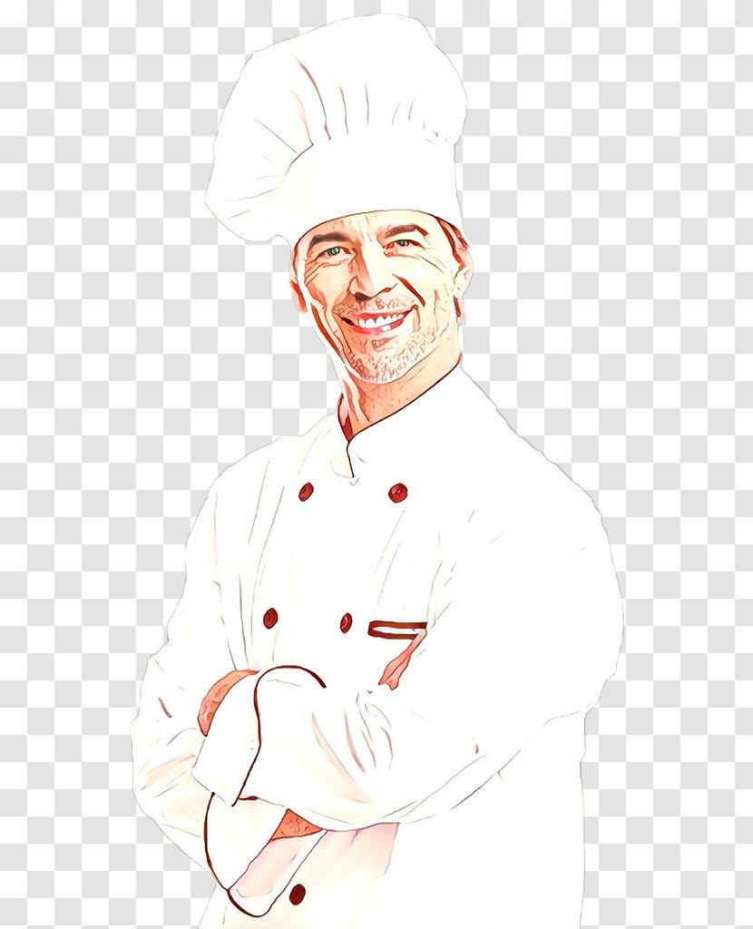 Cook Chief Chef Chef's Uniform Gesture - Cartoon - Drawing Transparent PNG