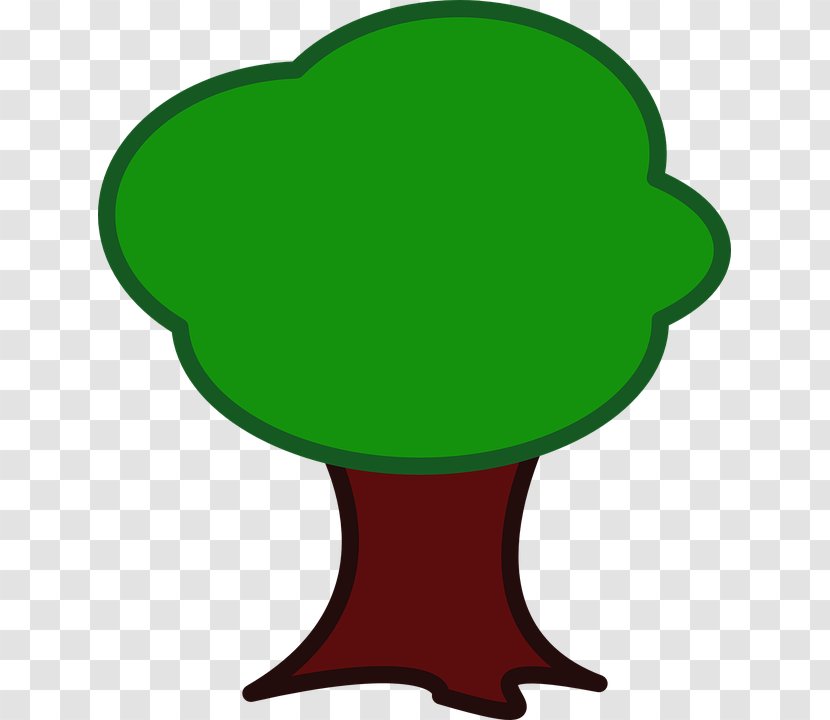 Tree Trunk Clip Art - Green Transparent PNG
