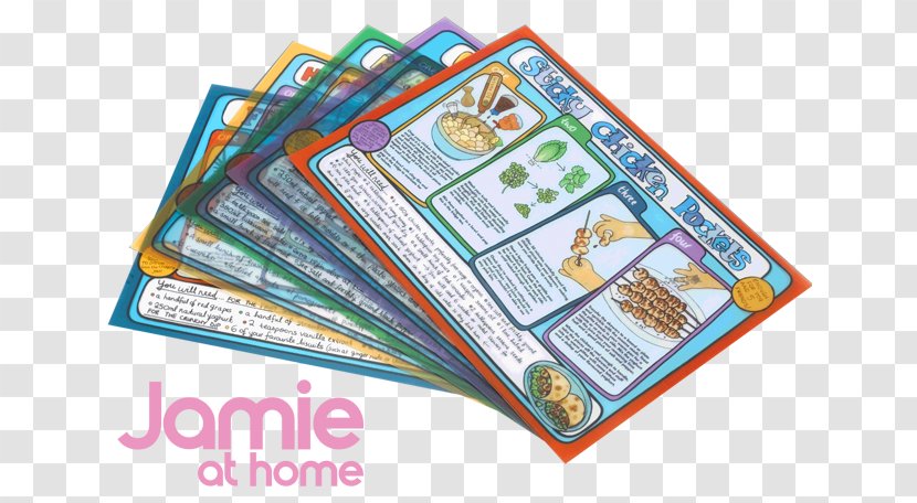 Material Line Video Game Jamie At Home - Recipe Card Transparent PNG