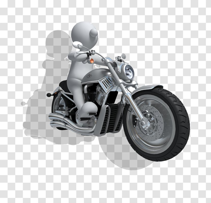 3D Computer Graphics Motorcycle - Automotive Wheel System - Villain Transparent PNG