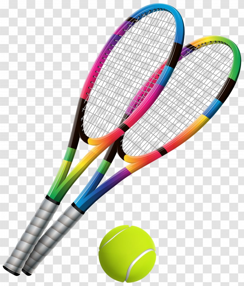 Racket Tennis Ball Clip Art - Balls Transparent PNG