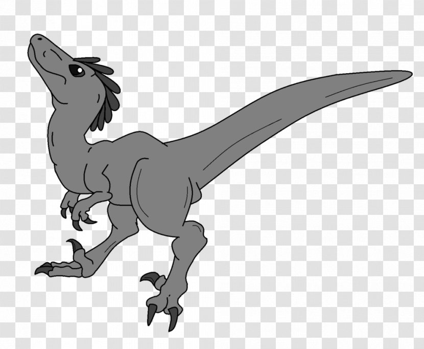 Velociraptor Tyrannosaurus Utahraptor Dinosaur Spinosaurus - Cartoon - T Rex Transparent PNG