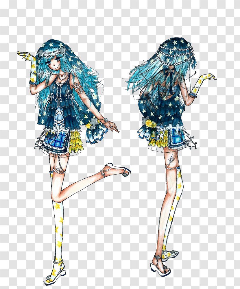 Art Auction Trade Costume Design - Mythical Creature - Starry Sky Transparent PNG