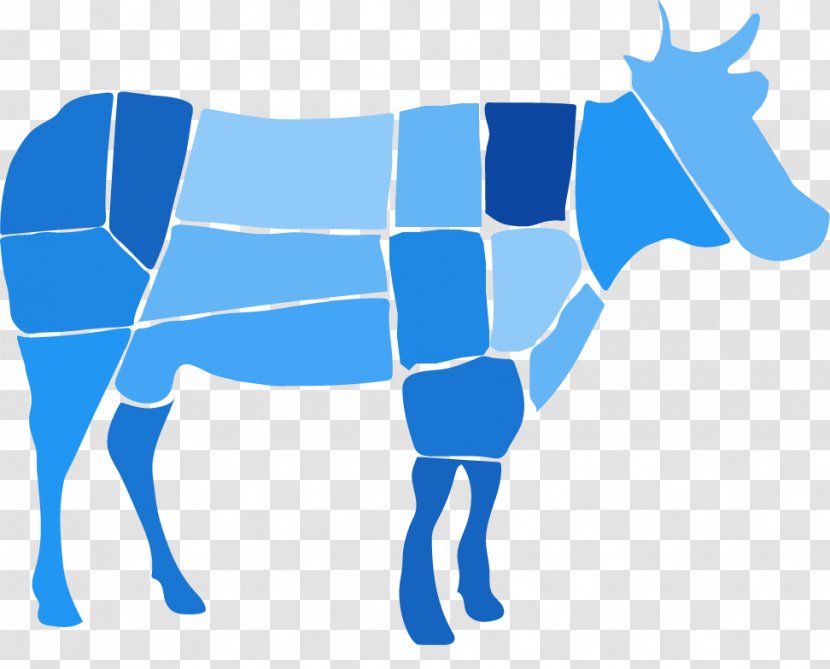 Cattle Horse Livestock Meat Industry - Silhouette - Beefsteak Transparent PNG