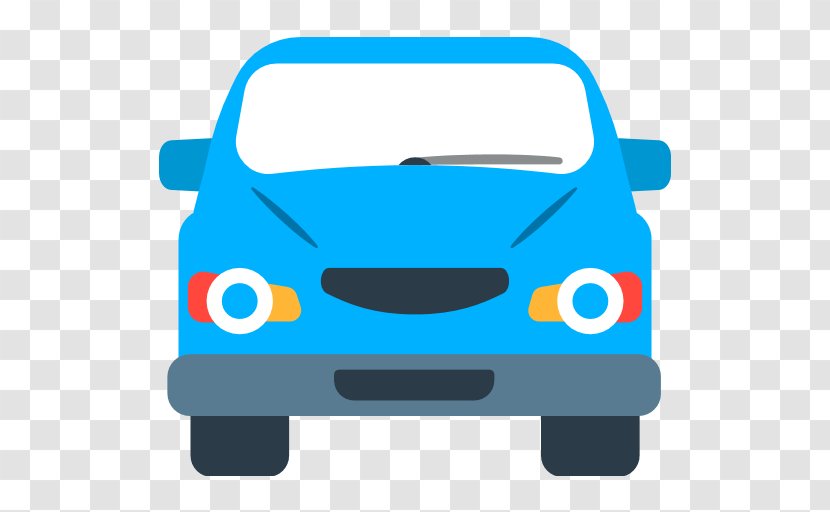 Car Emoji Vehicle Text Messaging SMS - Blue - Tokyo Tower Transparent PNG