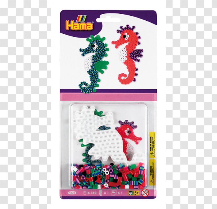 Bead Bügelperlen Craft Seahorse - Blister Pack - Horse Transparent PNG